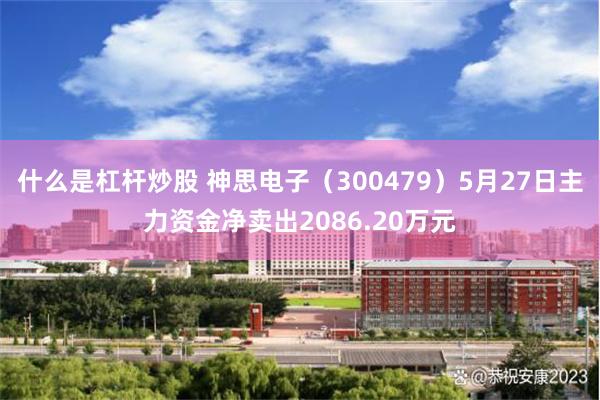 什么是杠杆炒股 神思电子（300479）5月27日主力资金净卖出2086.20万元