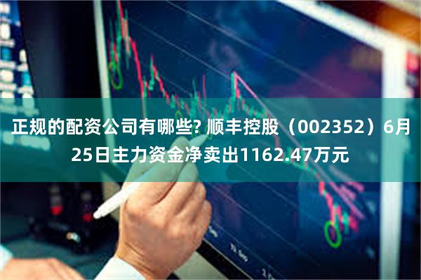 正规的配资公司有哪些? 顺丰控股（002352）6月25日主力资金净卖出1162.47万元