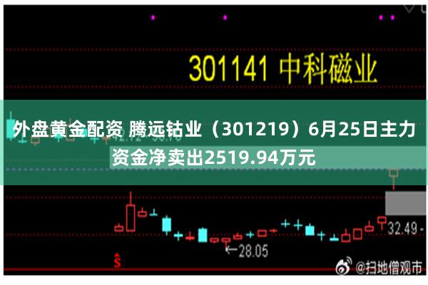 外盘黄金配资 腾远钴业（301219）6月25日主力资金净卖出2519.94万元